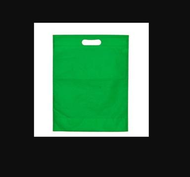 Hot-Transfer Printing 100% Nature Friendly Green Color Non Woven D Cut Shopping Bag