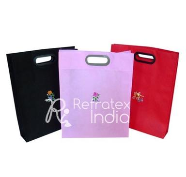 Nwb104 10*14 Inch Plain D Cut Non Woven Carry Bag Size: Customer Requirements.