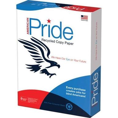 American Pride Recycled White A4 Copy Paper Density: 450 Gram Per Cubic Centimeter(G/Cm3)