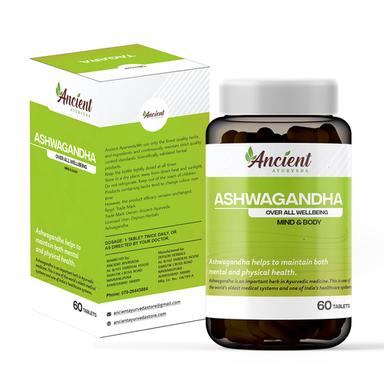 Herbal Ashwagandha Tablets 60 Tablets Pack